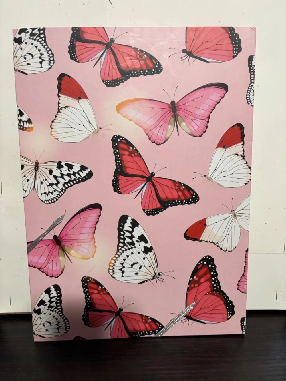 With Brave Wings she flies, Butterfly Clipboard/ notepad